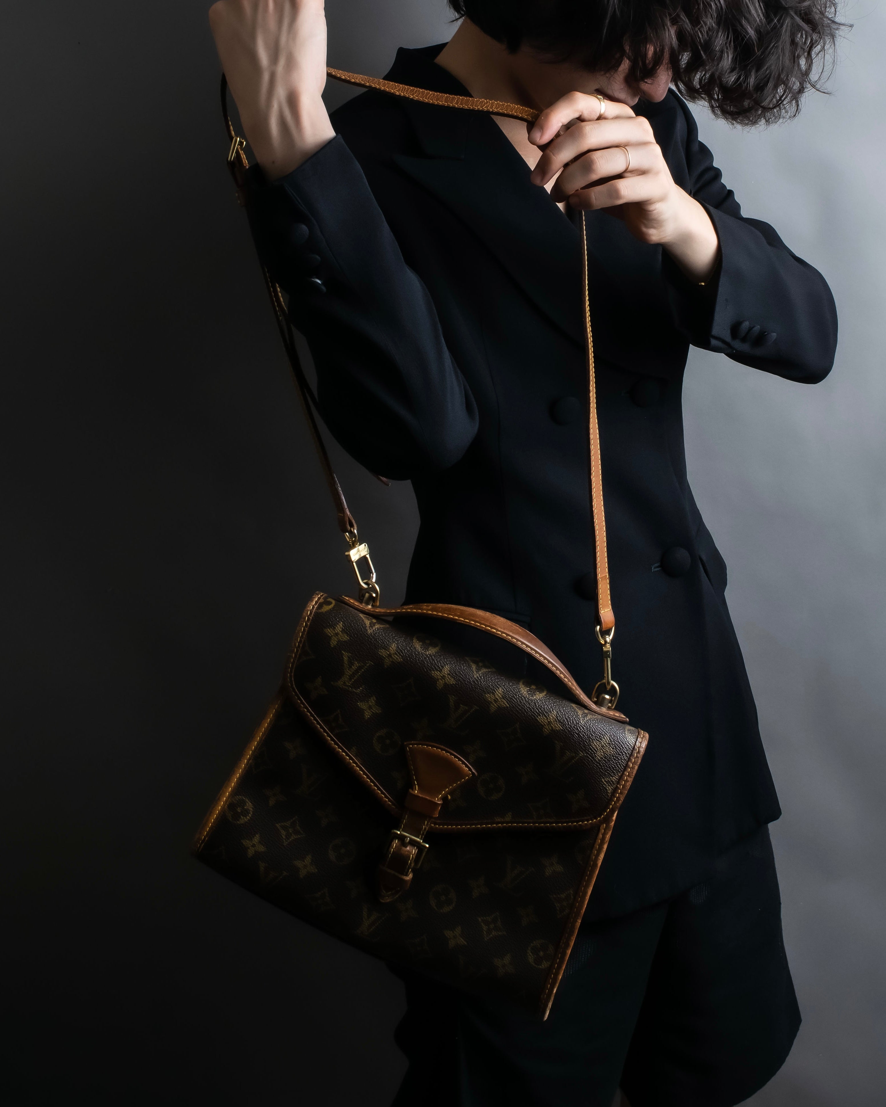 "LOUIS VUITTON" Monogram pattern belair 2way bag