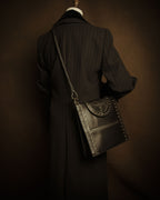 –SPECIAL– “YVES SAINT LAURENT”
2000’s Folk cutwork leather shoulder bag