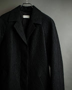 "DRIES VAN NOTTEN" Relief  jaguard uneven design chester coat