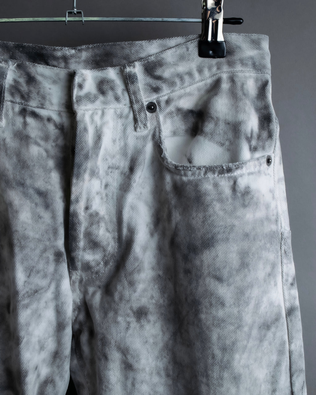 “DIOR HOMME by Hedi Slimane” tie-dye pattern designed denim