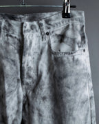 “DIOR HOMME by Hedi Slimane” tie-dye pattern designed denim