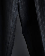 "ARMANI COLLEZIONI" Deep charcoal pinstripe set up