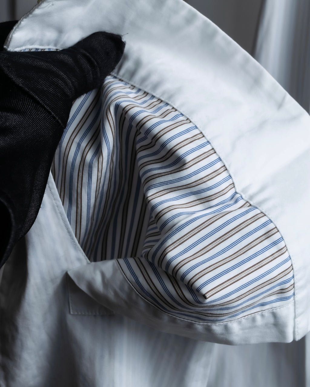 "MAISON MARGIELA" 17AW super long sleeve gimmick cotton shirt