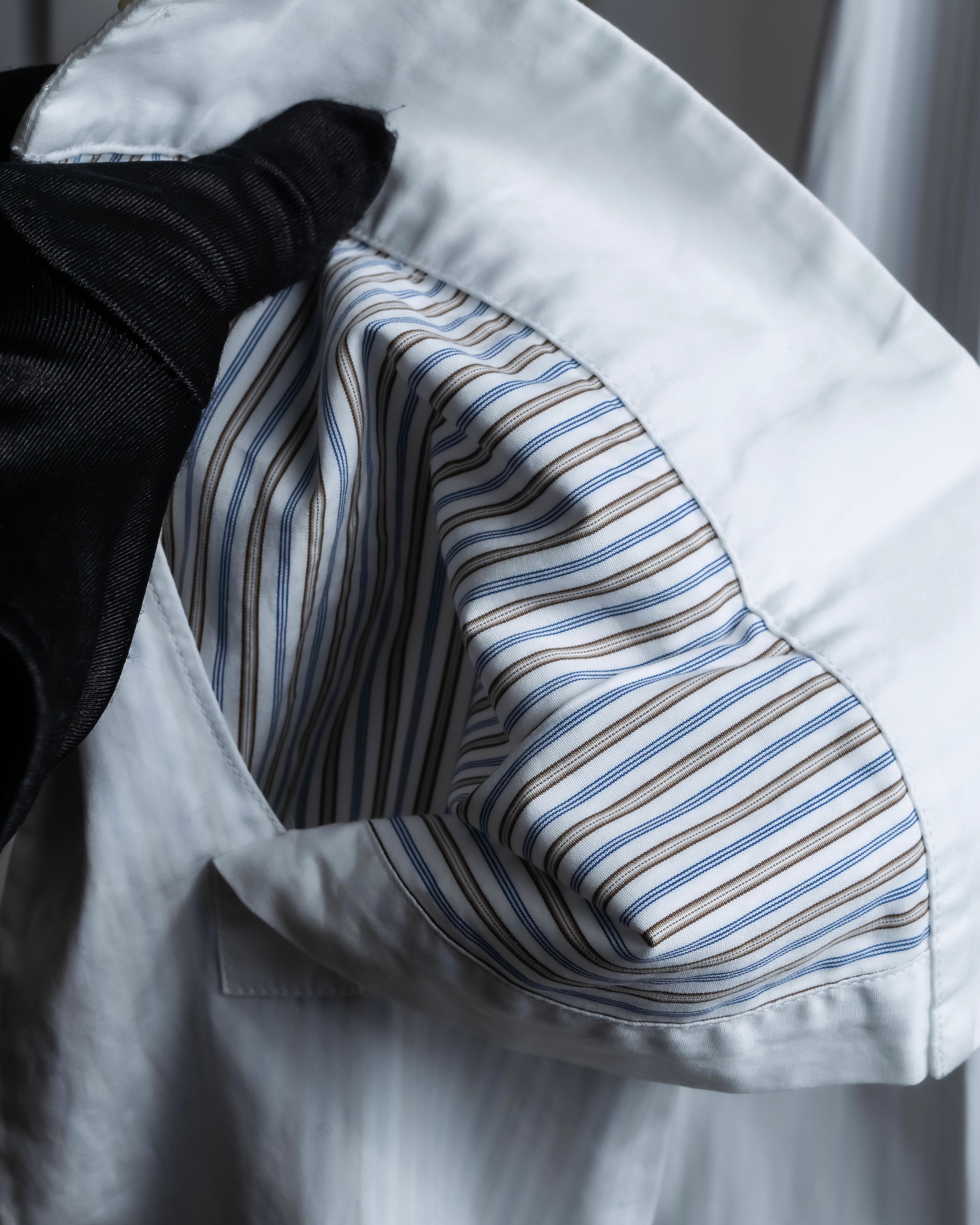 "MAISON MARGIELA" 17AW super long sleeve gimmick cotton shirt