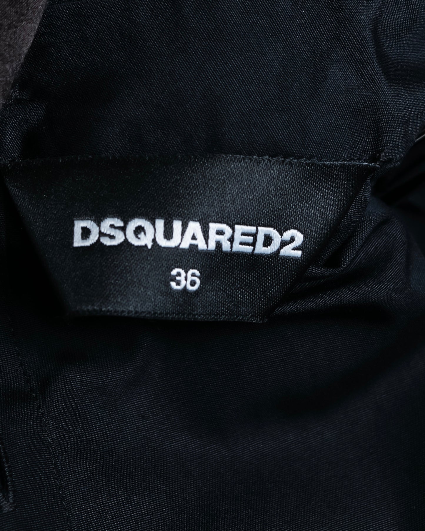 "DSQUARED2" Fly front ruffle design back fastening blouse