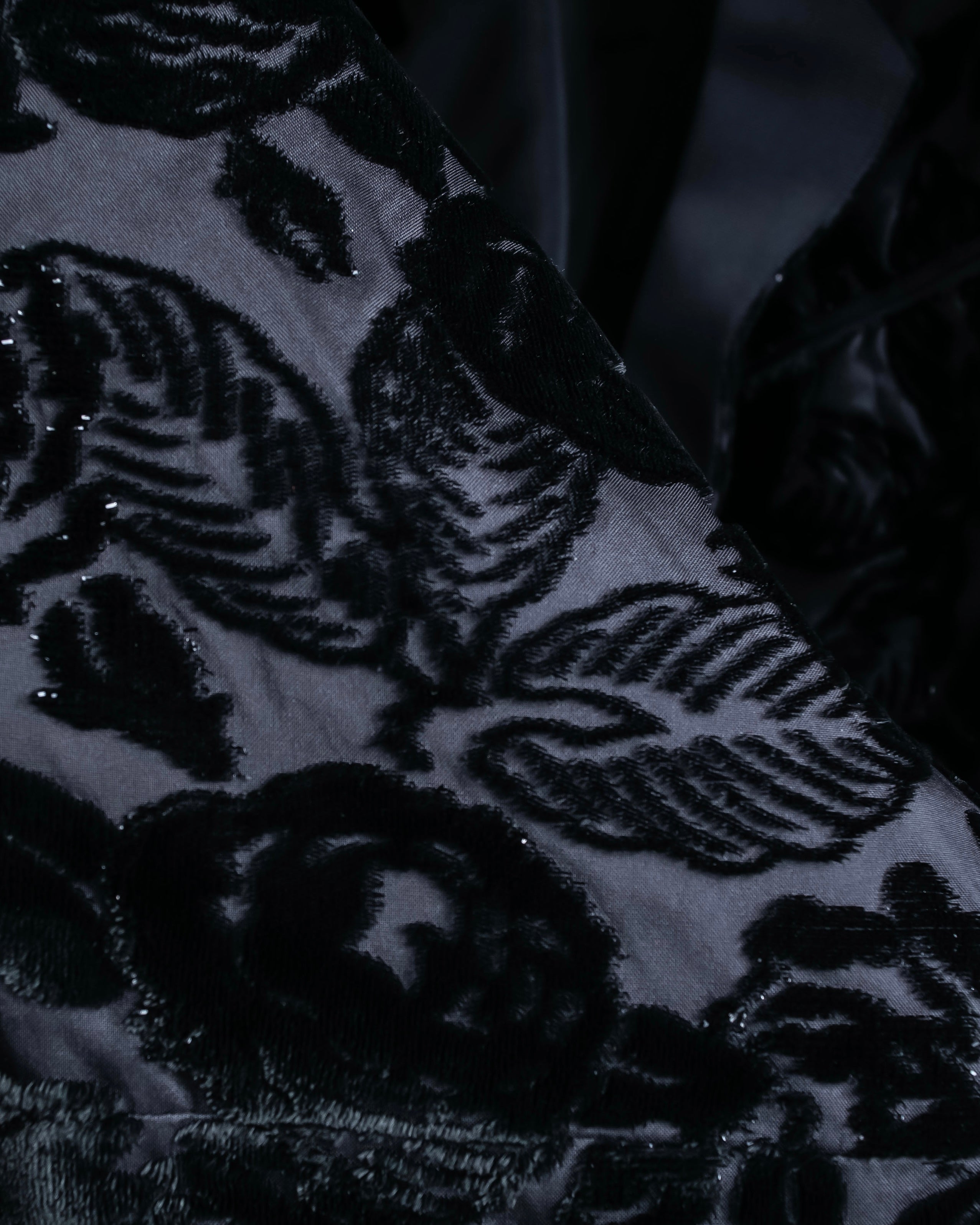 "GUCCI" Floral patterned lamé tailored jacket"