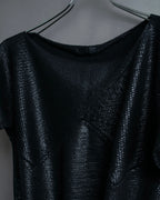 "LOEWE" Glittery short sleeved onepiece