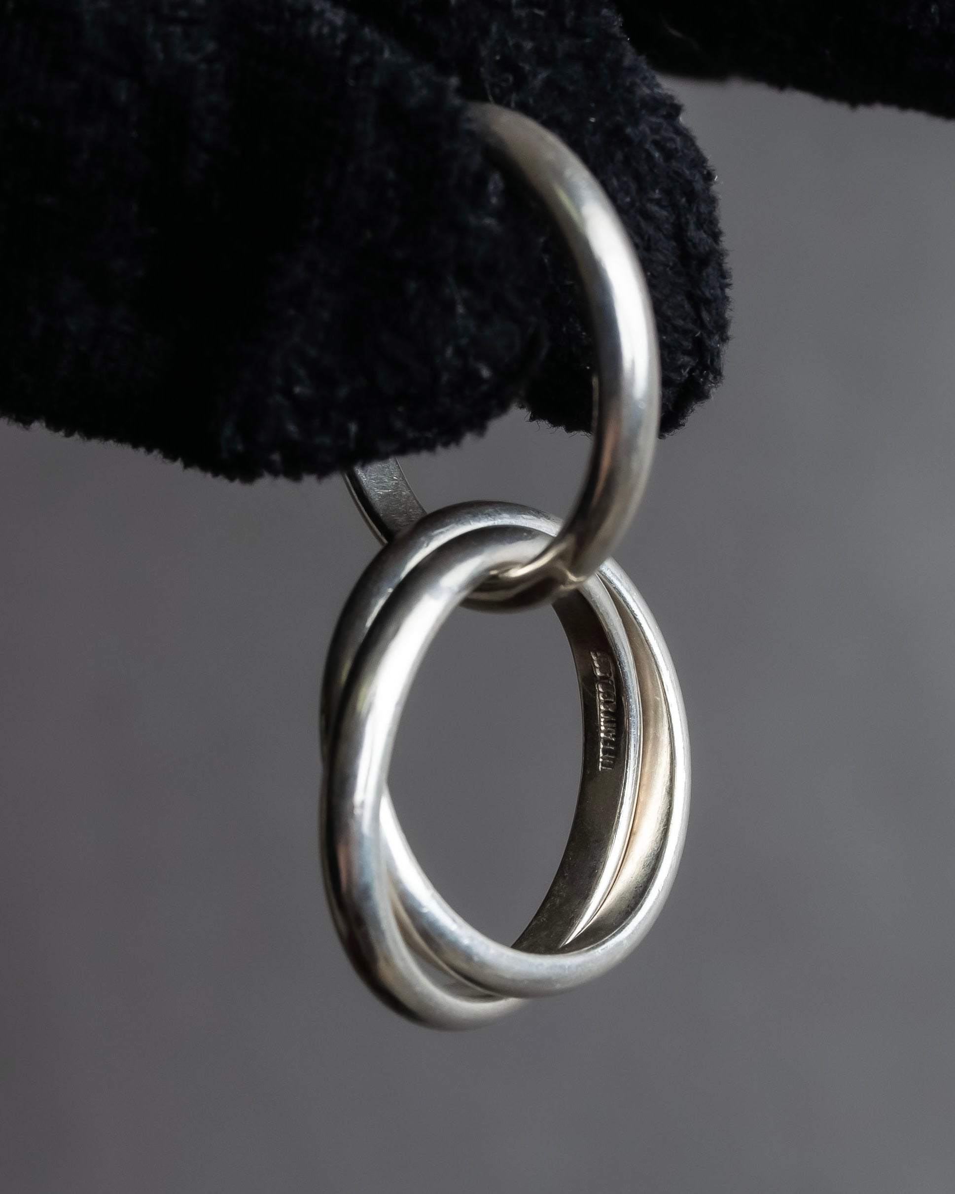 "Tiffany&Co" Trinity design silver ring