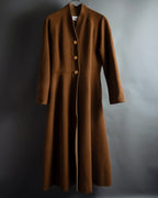 -SPECIAL- "Christian Dior" 80's-90's
Shaped flare silhouette collarless coat