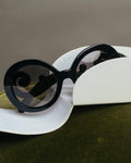 "PRADA" 10's Sculptural baroque sunglasses