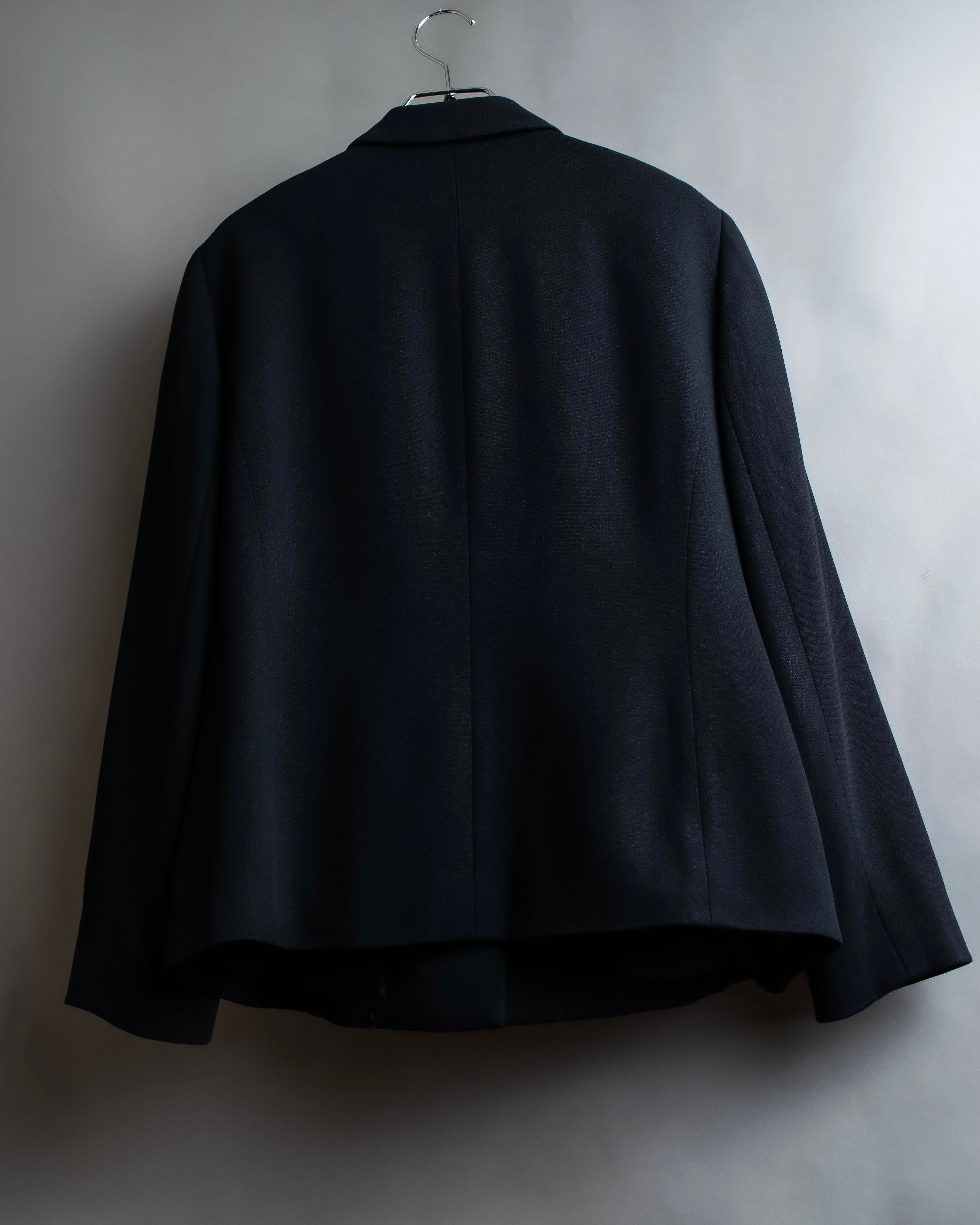 "BURBERRYS" Short length concealed tailored jacket