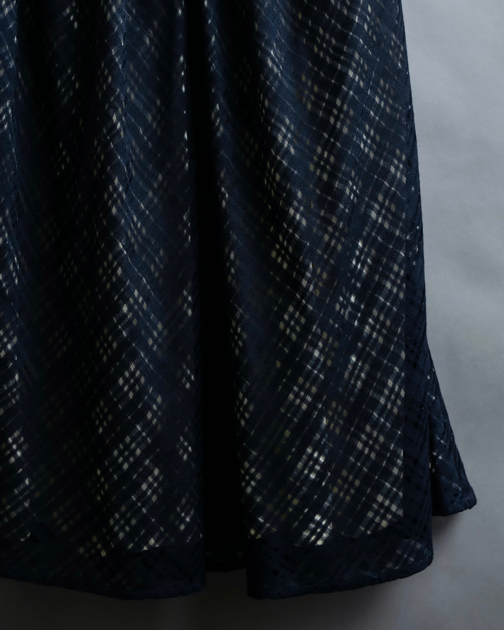 "FENDI" Embroidered check maxi onepiece