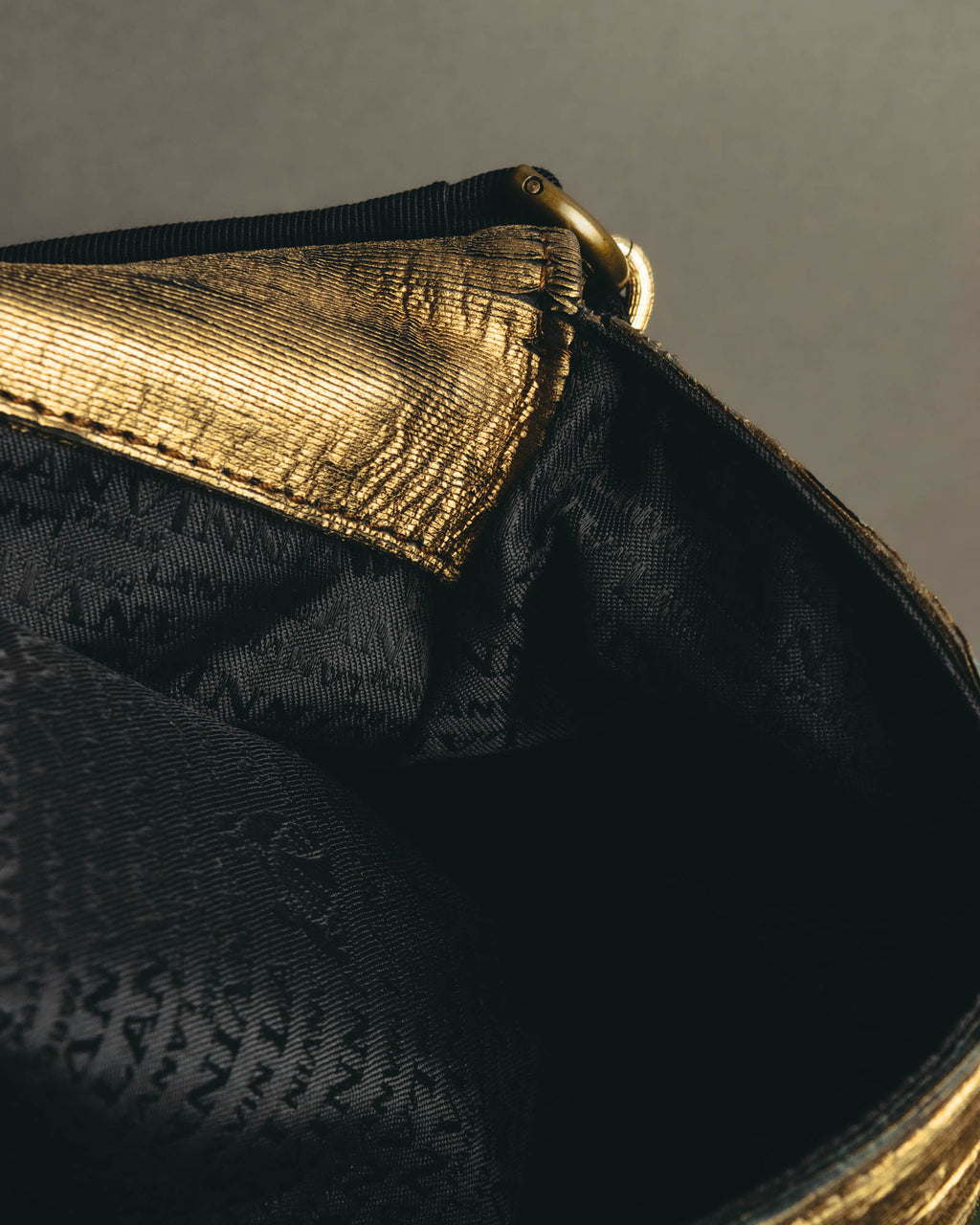 “LANVIN” 2008-2015 Metallic Happy shoulder bag
