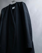 "MAISON MARGIELA" 20AW No-collar design wool tailored jacket