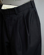 "YVES SAINT LAURENT" Classical tailoring shadow stripe pattern set up