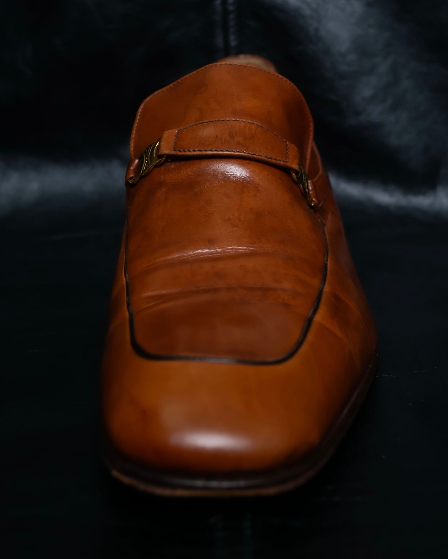 “CELINE” triomphe belt designed loafers
