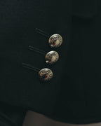 -SPECIAL- “HERMES” 00’s Technical wool equestrian jacket with red lining