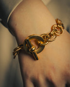 –SPECIAL– "CELINE" 90's Sculptural link bracelet