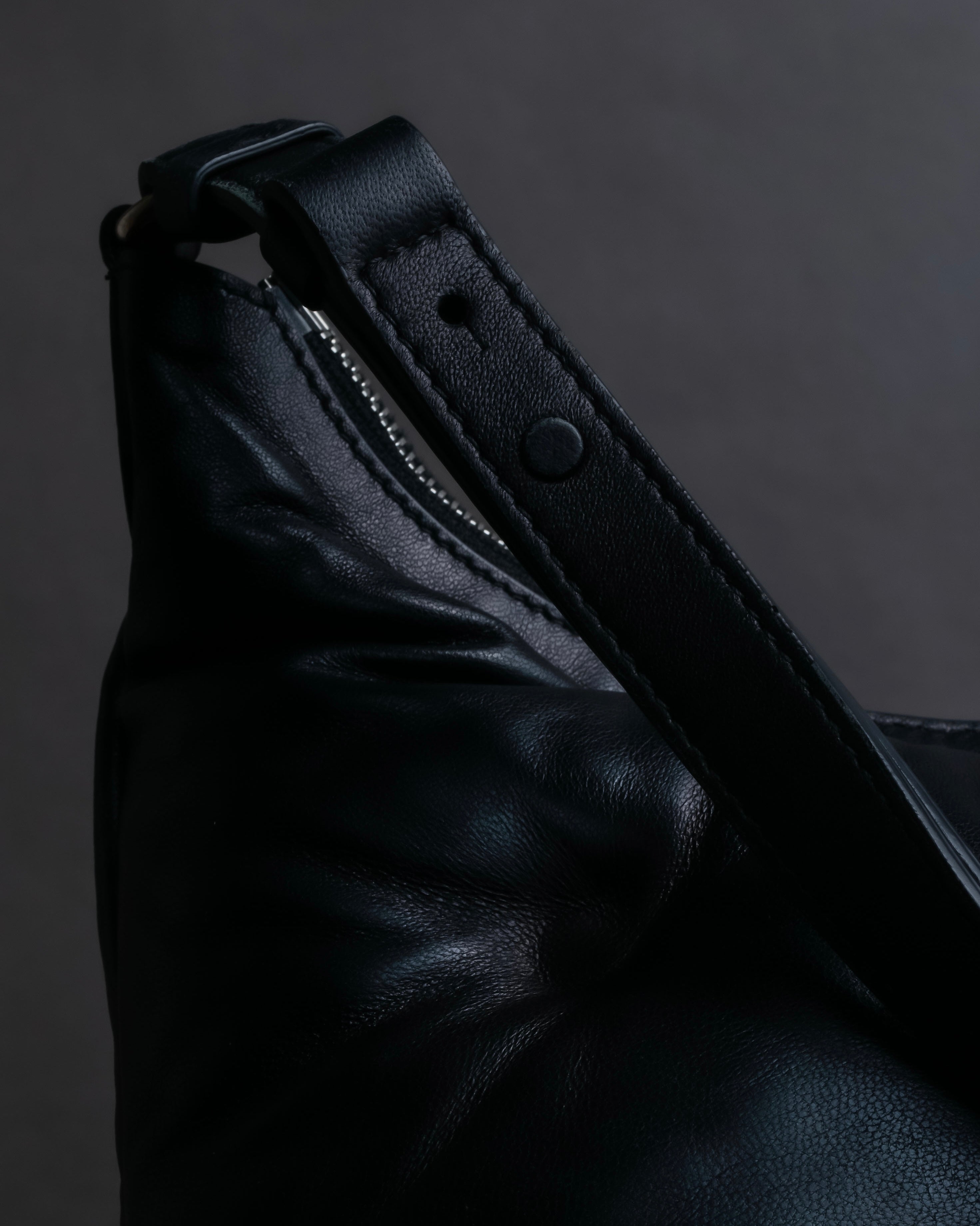 "MAISON MARGIELA" Glam Slam black one shoulder bag