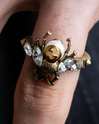 "GUCCI" Bee motif interlocking G ring