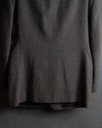 "Vintage heathered wool tailored jacket"