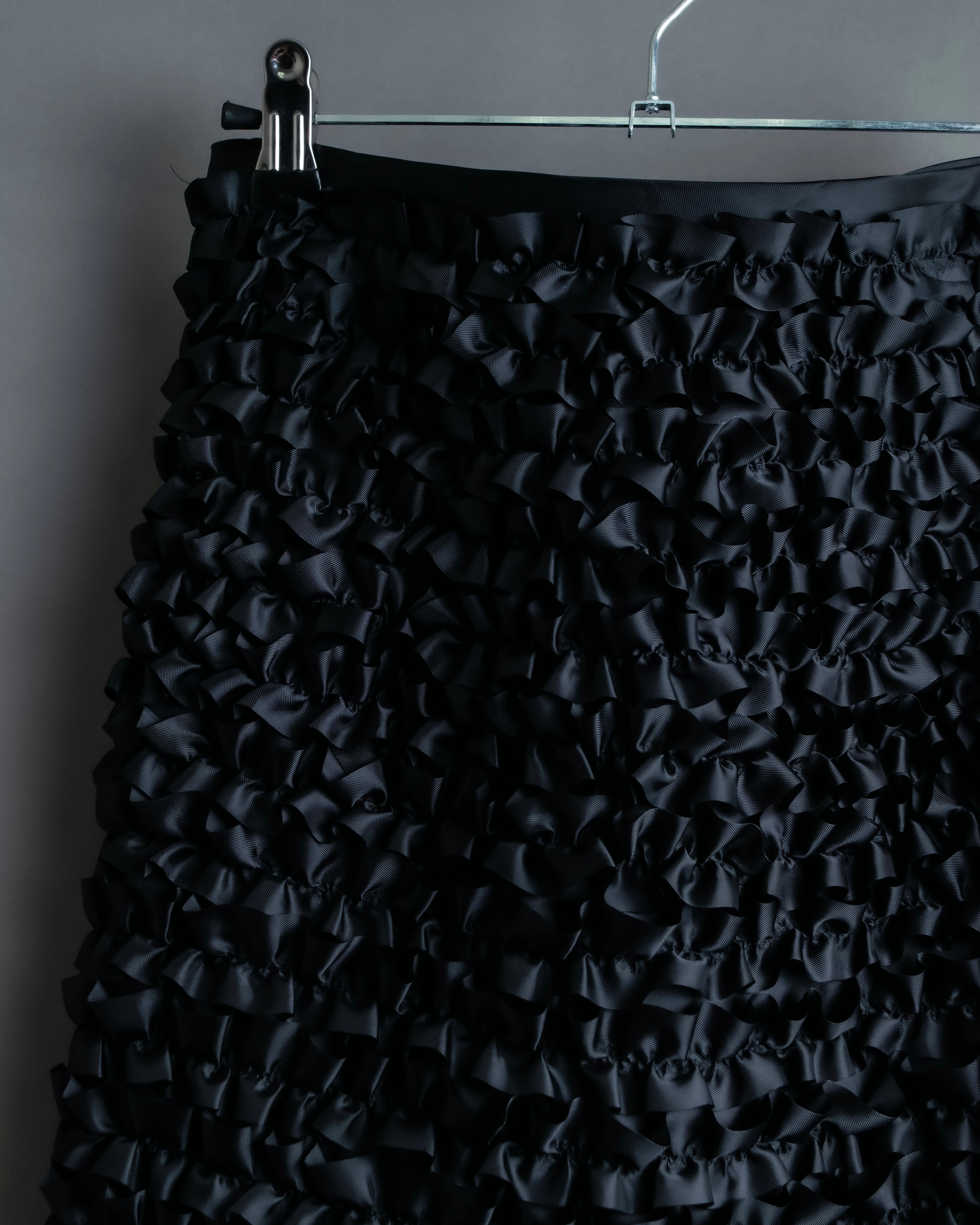 “tricot COMME des Garçons AD1999" Ribbon designed long skirt