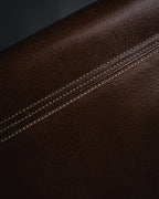 "Salvatore Ferragamo" 90’s structured top-handle leather bag