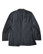 DUNHILL/ Classic Navy Blazer with Checked Lining
