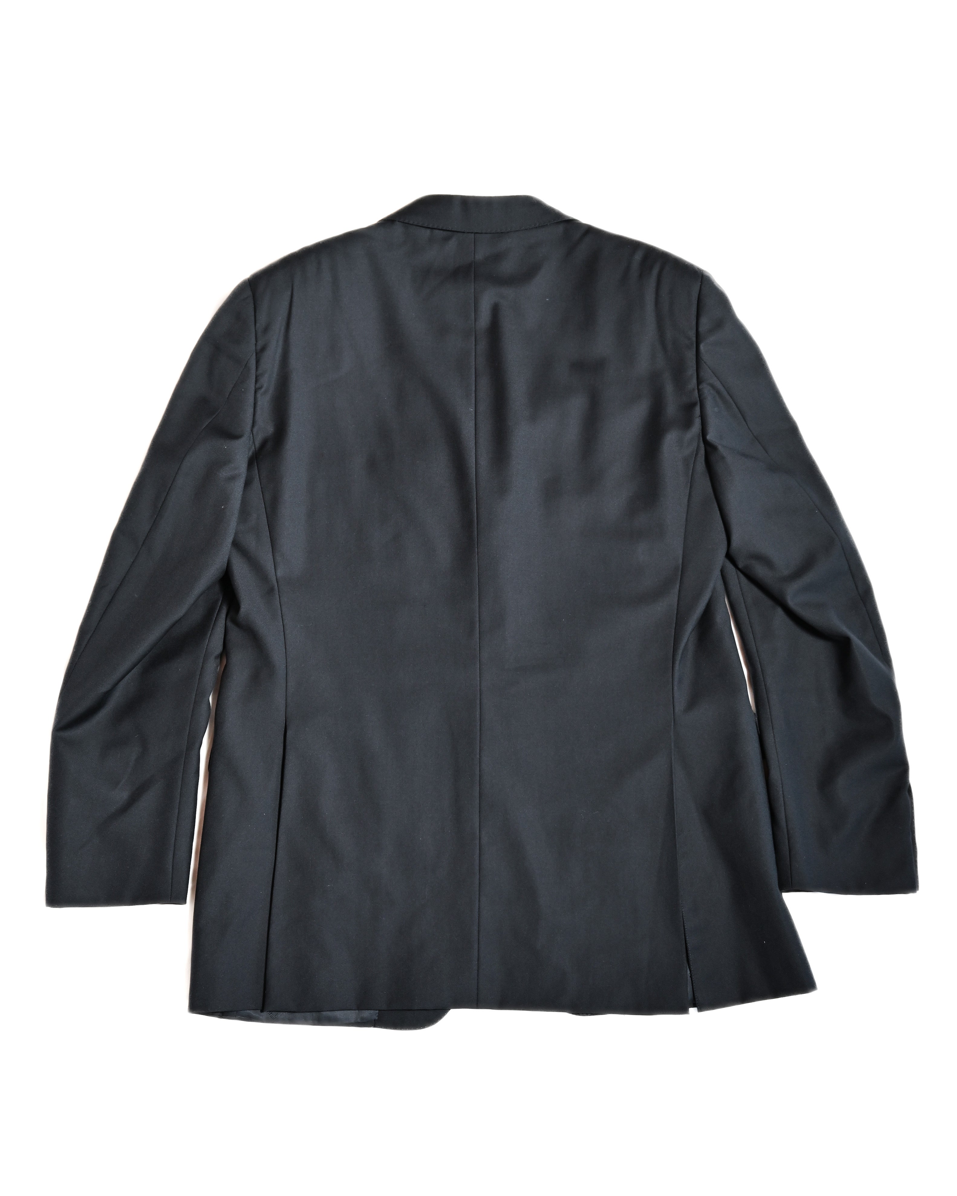 DUNHILL/ Classic Navy Blazer with Checked Lining