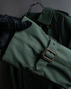 "BURBERRYS" Military detail oversized belted trench coat