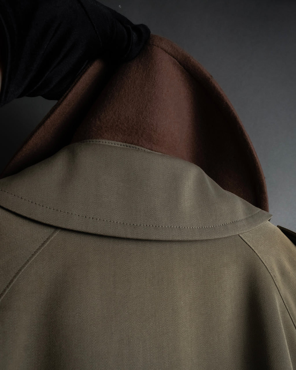 -SPECIAL- "Burberrys" 90's Collar switching two-tone trench coat