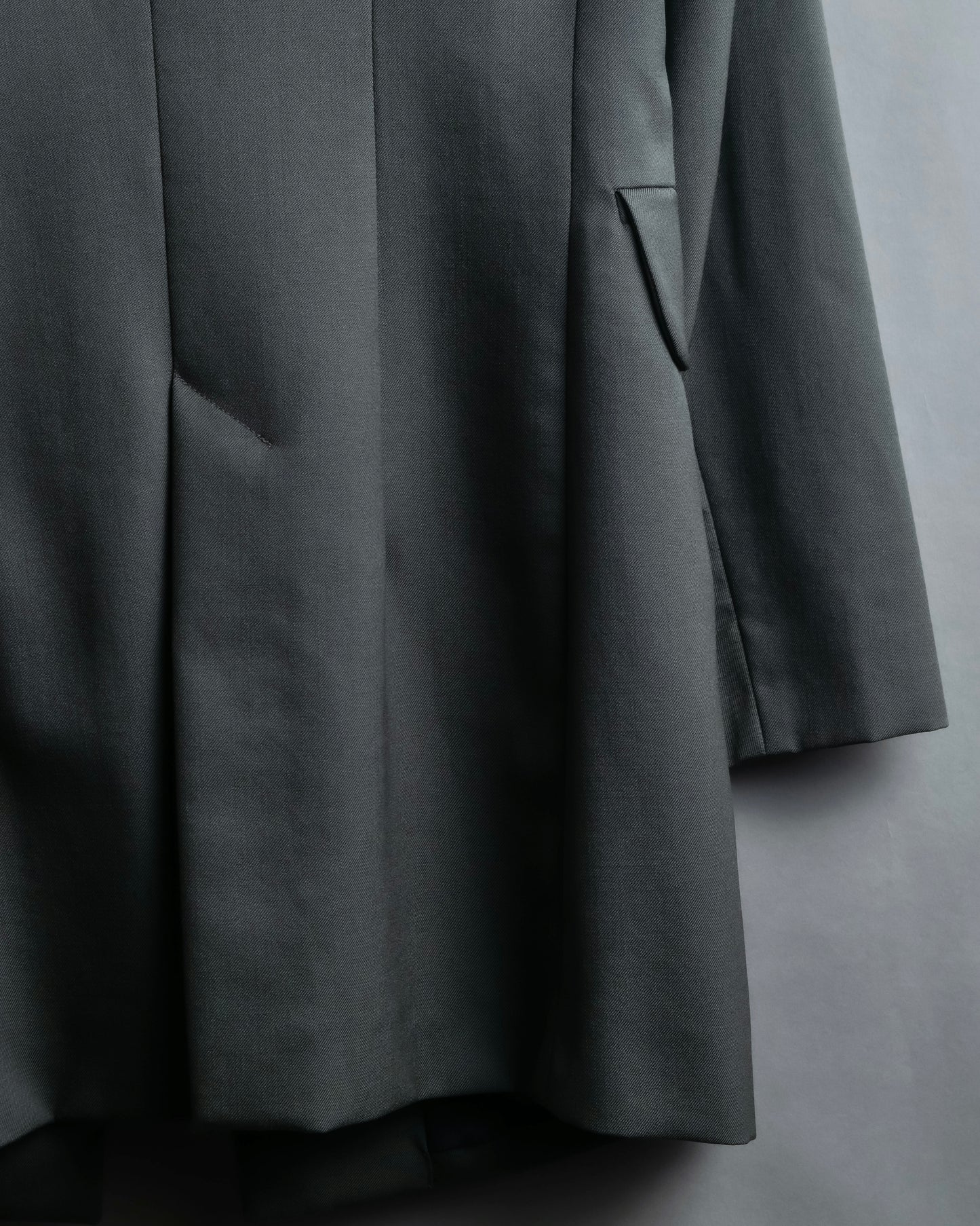 "MM6 MAISON MARGIELA" Wrap front oversized tailored jacket