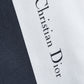 "Christian Dior" 100% silk initial logo print large scarf