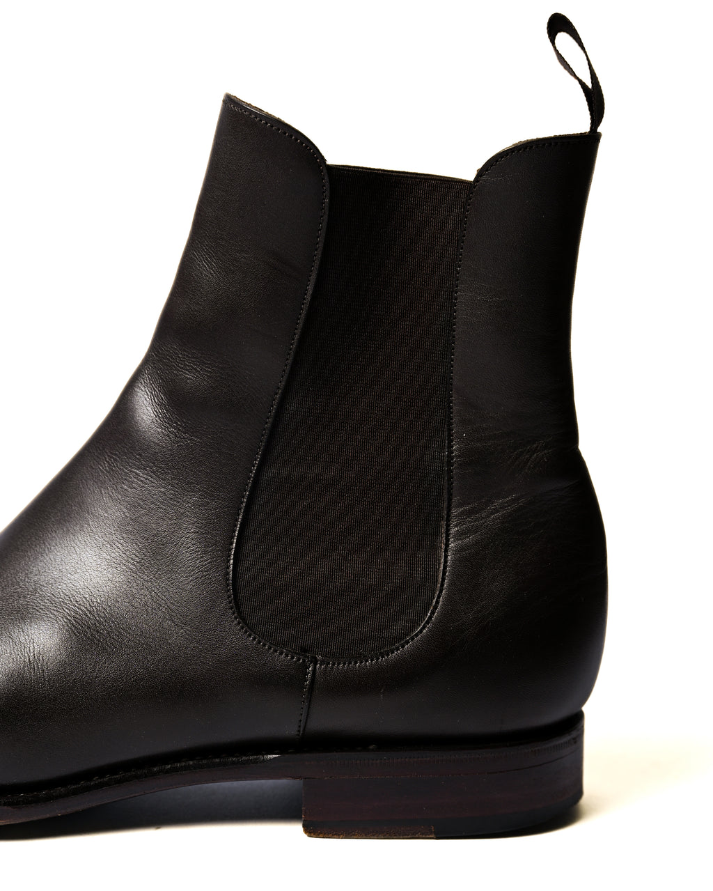 CARMINA Shoemaker/ Beautiful Box-Calf Leather Chelsea Boots Dark Brown
