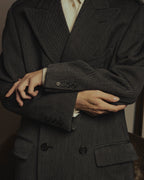 “GUCCI” Late 90’s-early 00’s military double breasted wool coat