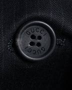 "GUCCI" 90's Elegant suiting pinstripe set up