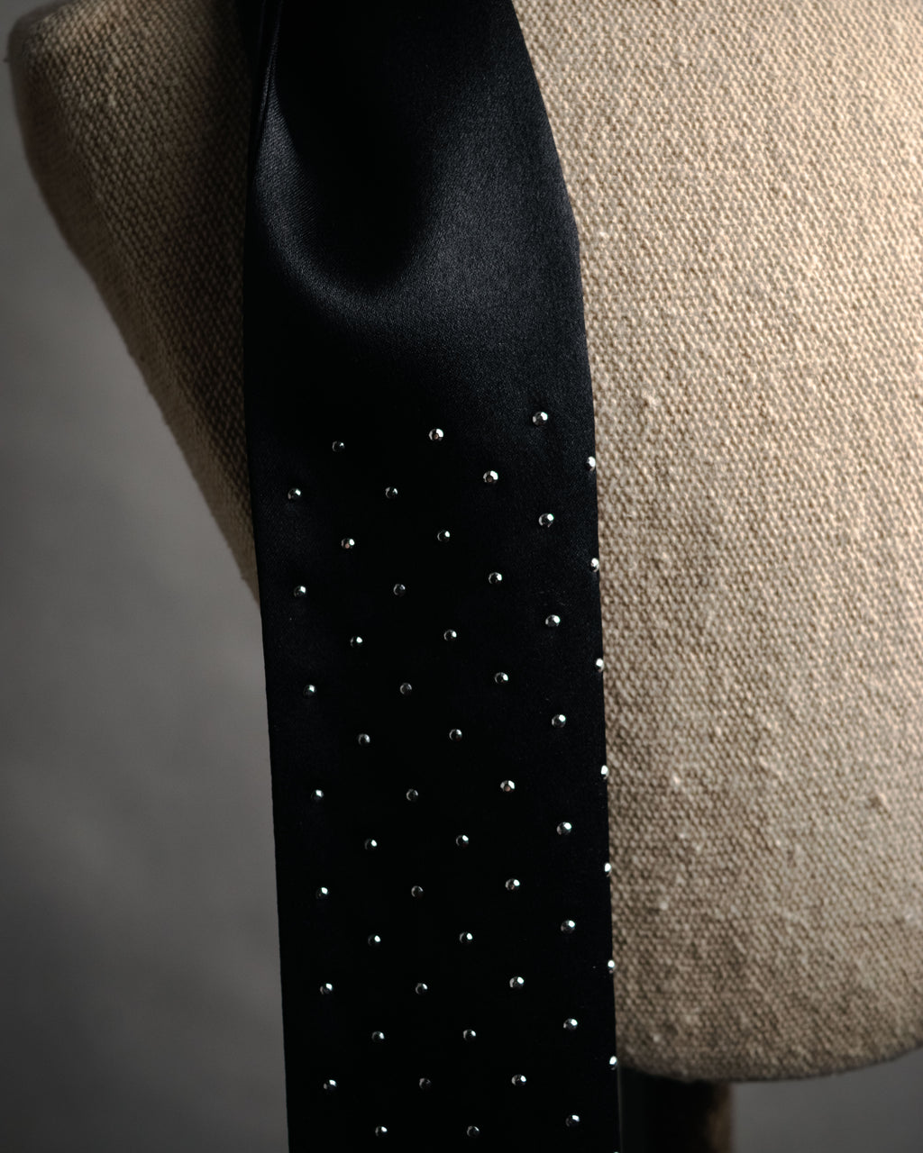 –SPECIAL– “SAINT LAURENT PARIS”
2013-2016 Studded silk ribbon tie