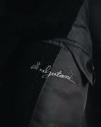 "Yves Saint Laurent diffusion hommes" 80’s-90’s structured glitter pinstripe wool suit set-up