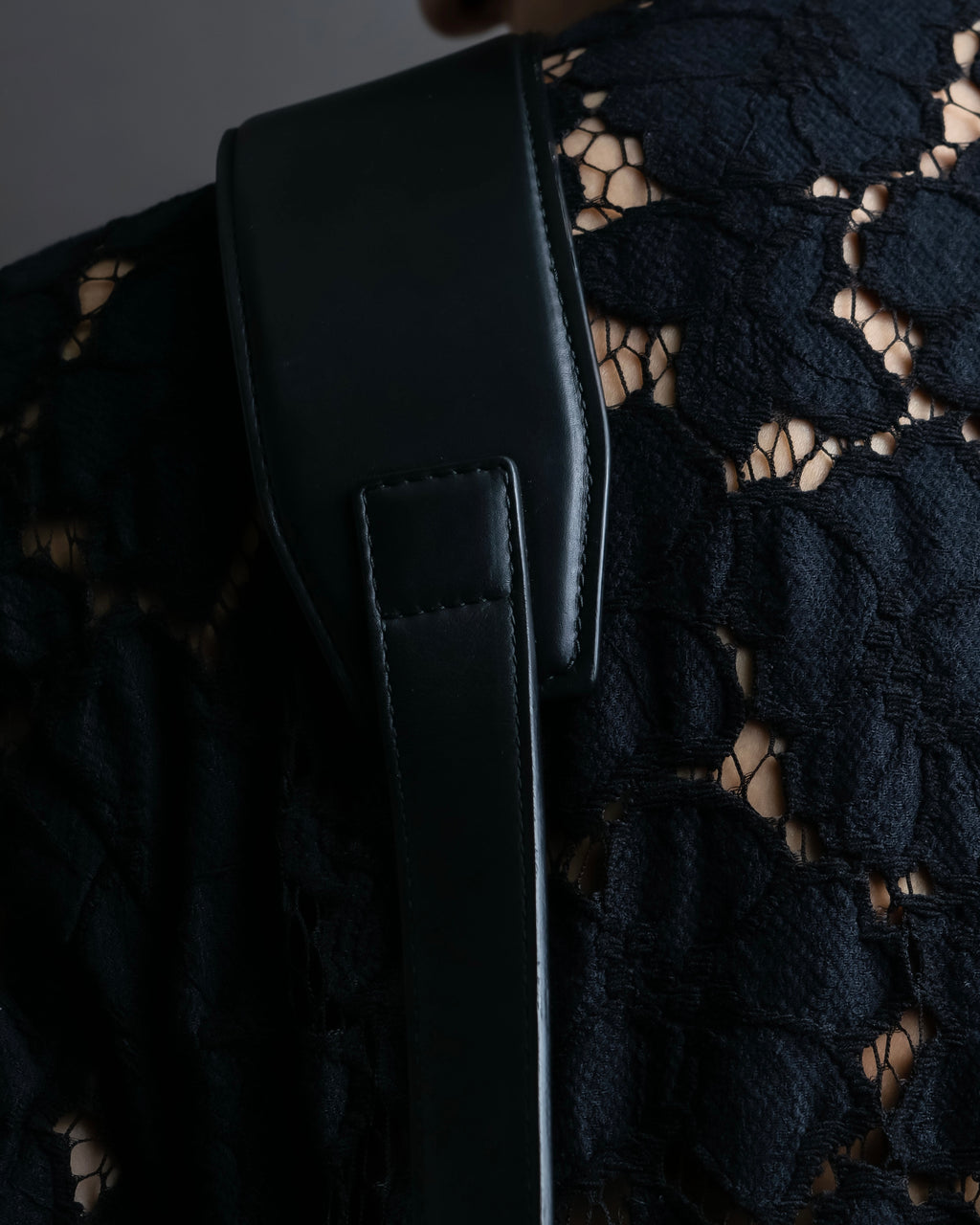 "BOTTEGA VENETA" 19AW Canvas & leather combination 2way bag