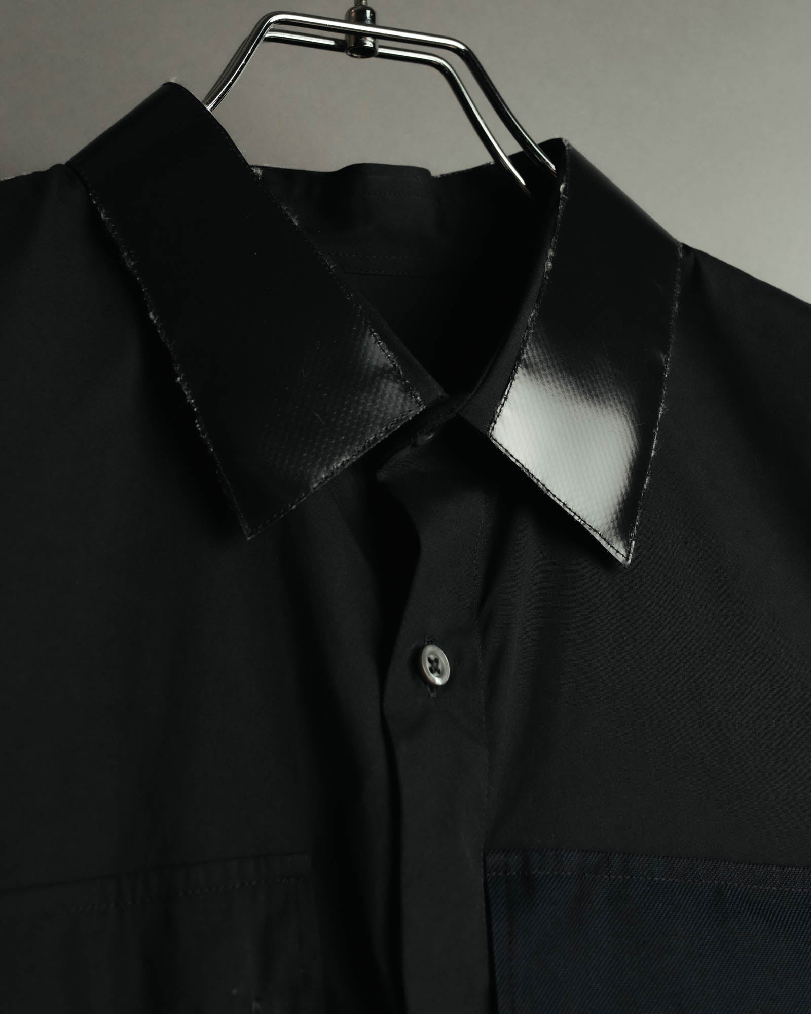 "Jil Sander" 2015-16 coated panel short sleeve shirt