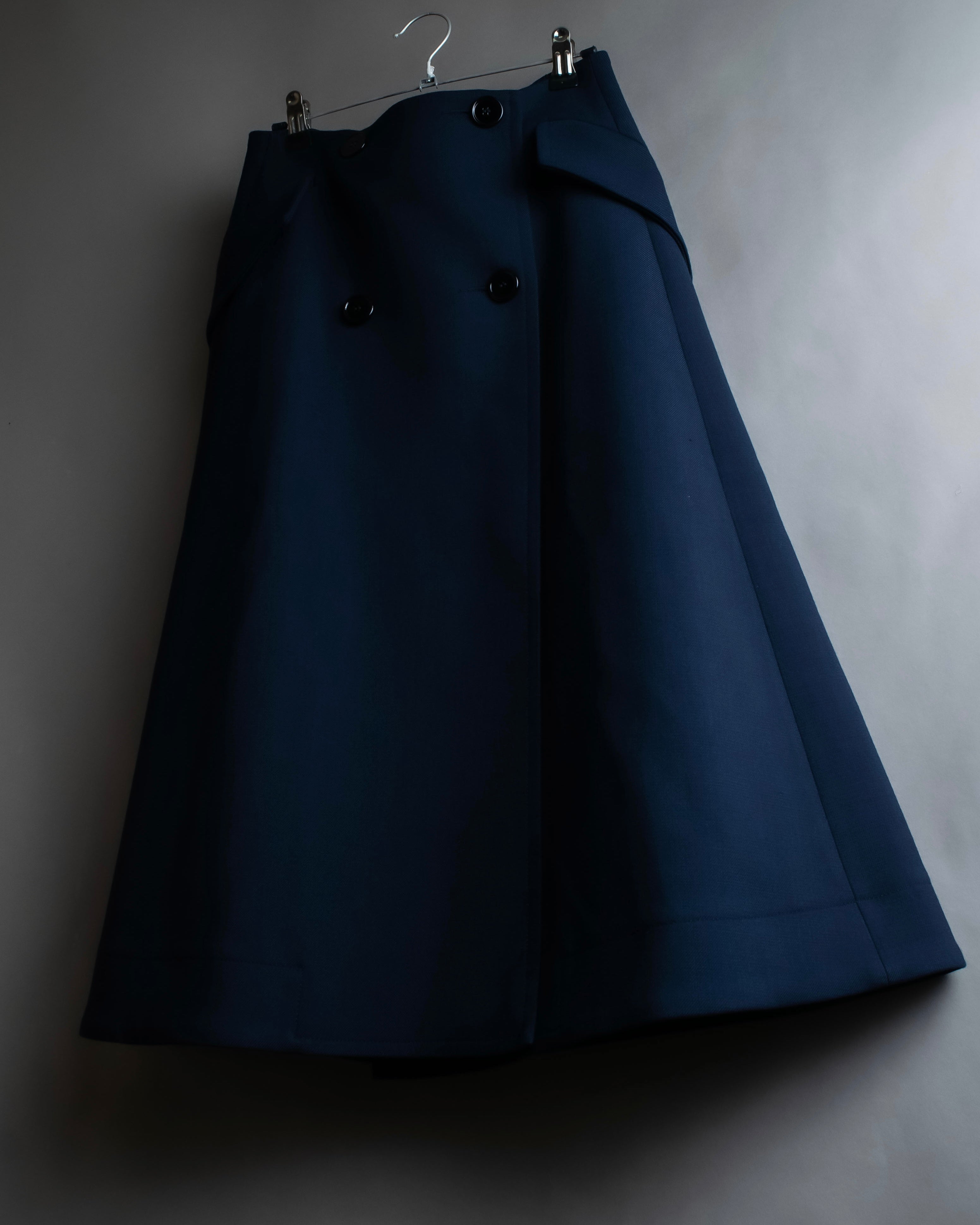 "MM6 MAISON MARGIELA" 20SS Beautiful navy trench skirt