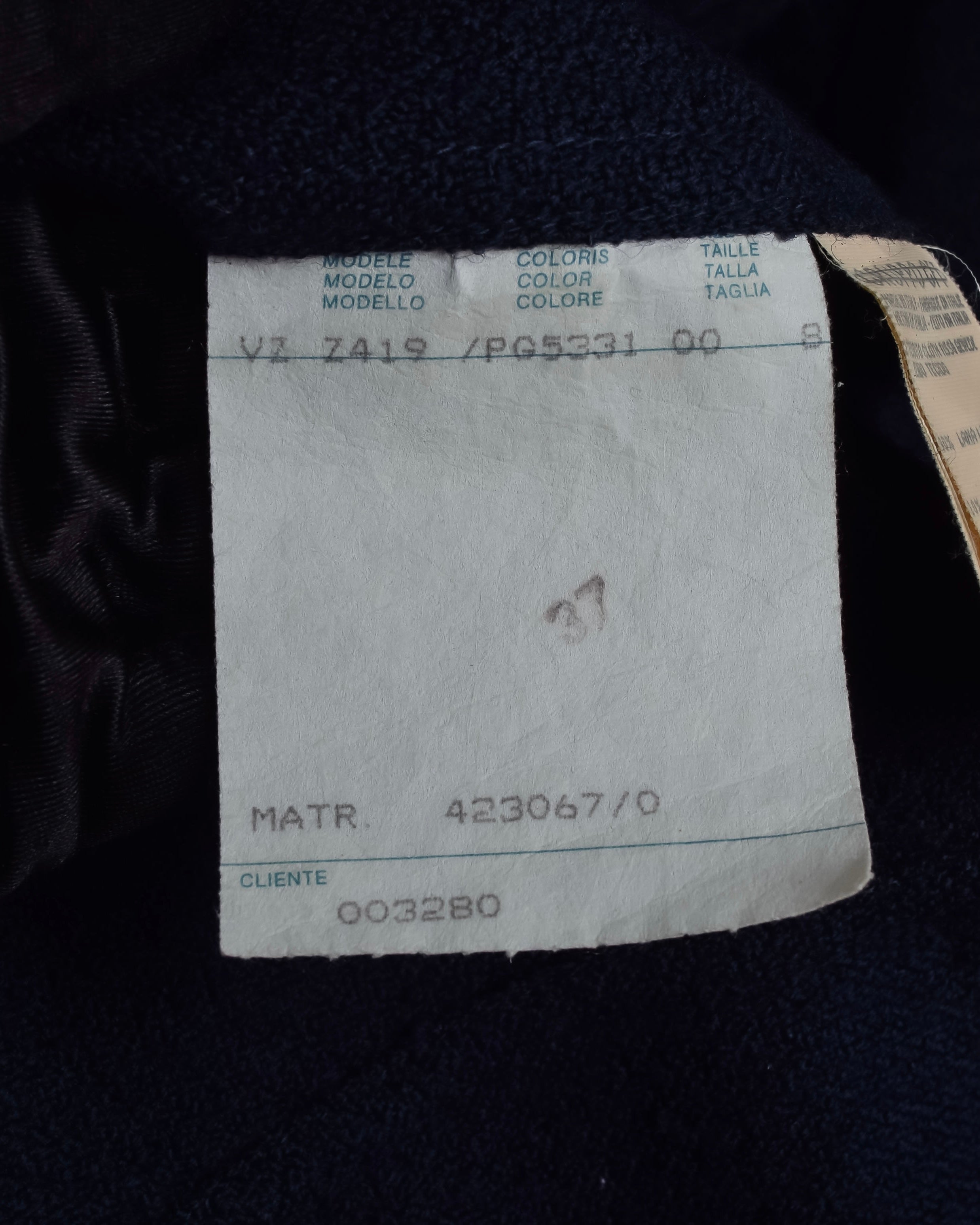 "VALENTINO" Wool boucle concealed front tailored jacket