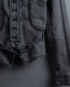 "STELLA McCARTNEY" Multi detail belted denim jacket