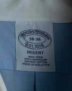 "BROOKS BROTHERS" Large cuffs design cleric oversized shirt