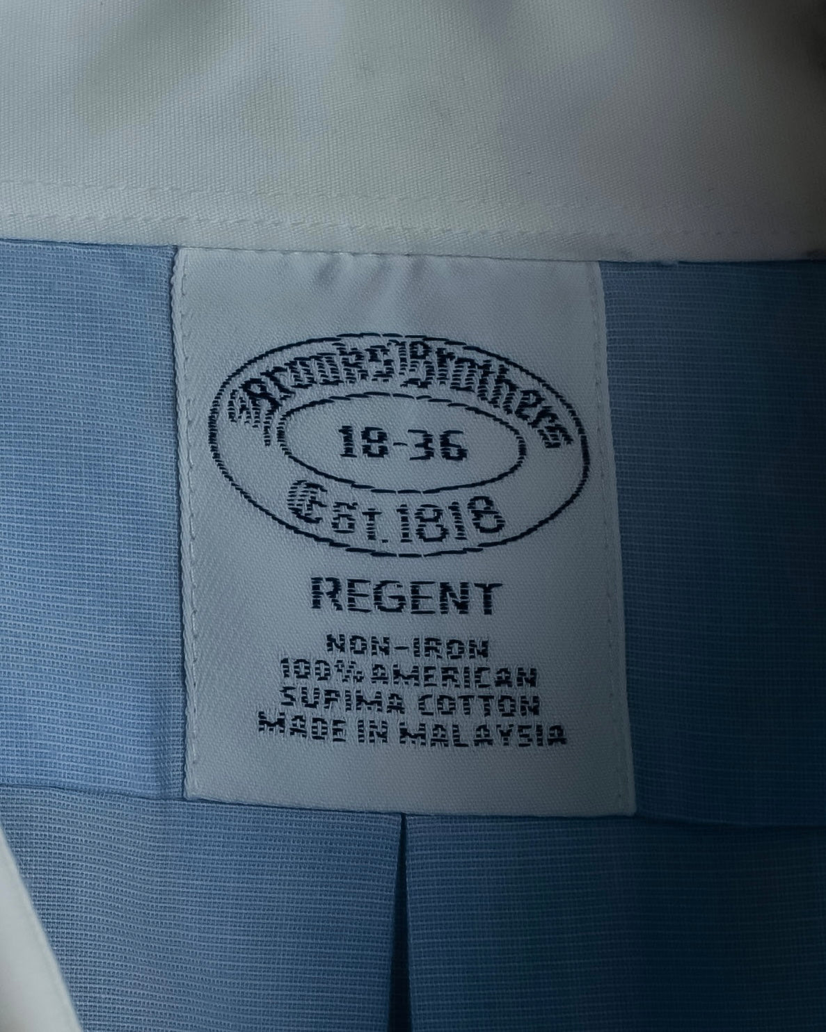 "BROOKS BROTHERS" Large cuffs design cleric oversized shirt