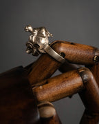 “DIOR” 2010’s Tiger and flower sculptural ring