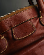"Chloé" 00's Cognac leather top handle bag