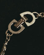 "Christian Dior" 80's-90's Emerald green pendant necklace