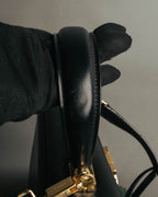 "Salvatore Ferragamo" 90's-00's Classic gancini leather top handle bag