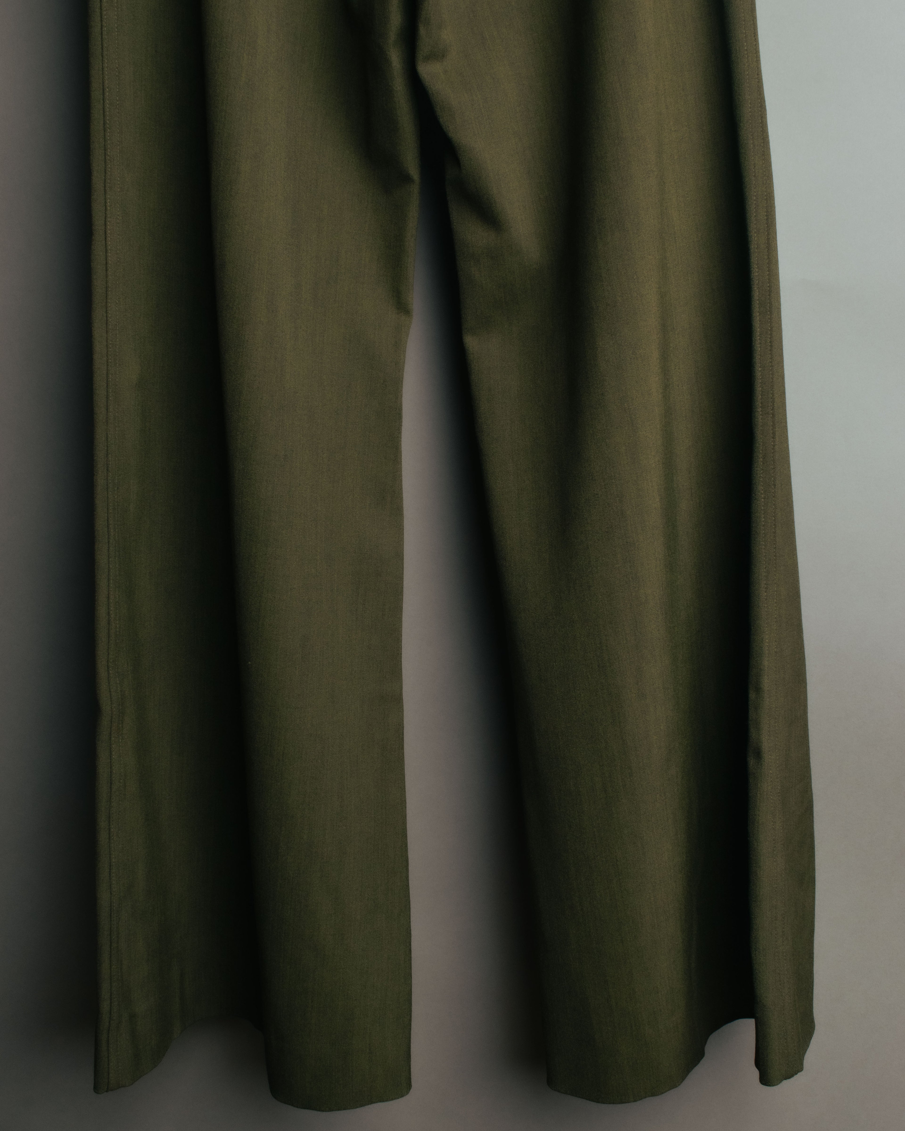 -SPECIAL- “Christian Dior” 2001 Galliano era olive wide safari trousers